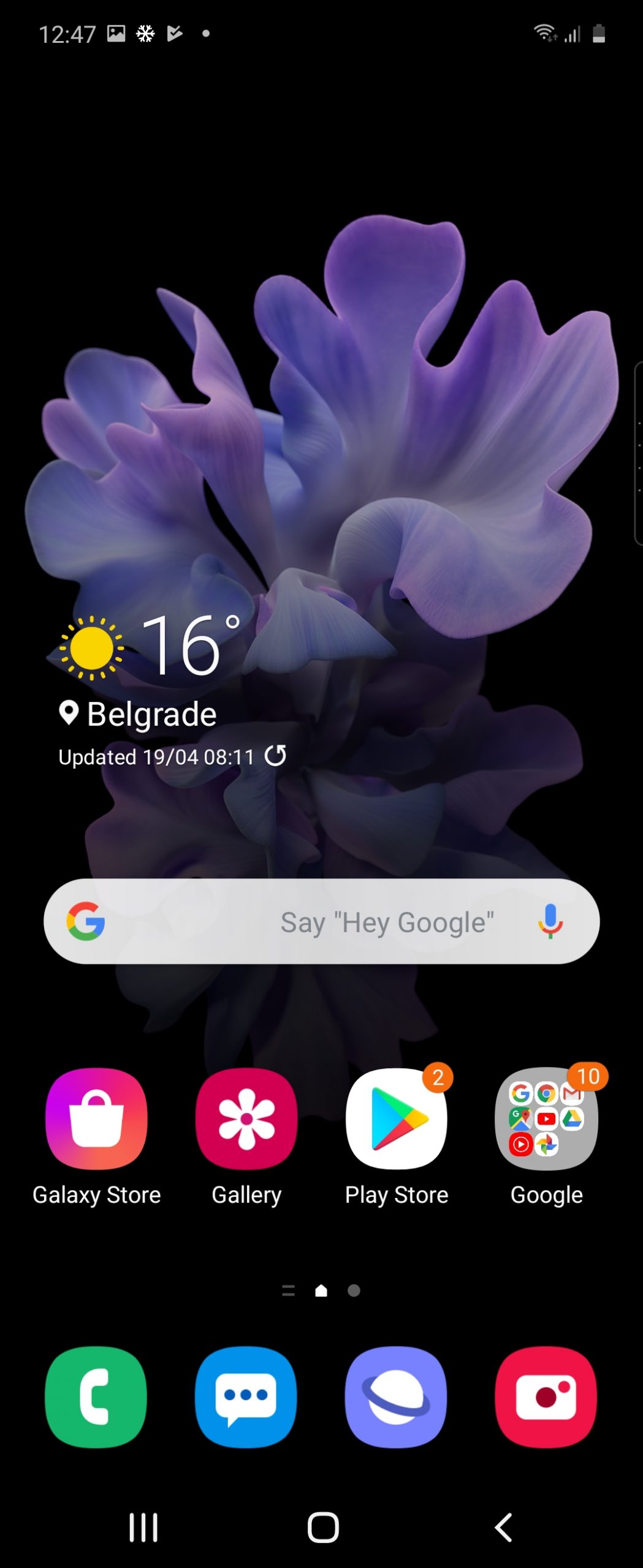 one ui google feed